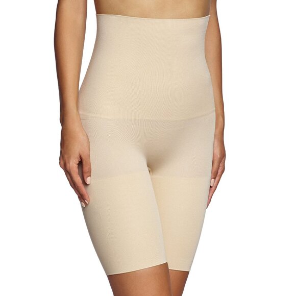 Maidenform 12622 Shapewear Large High Waist Thigh Slimmer Shorts New - Picture 1 of 1